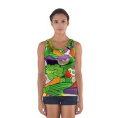 Vegetables  Women s Sport Tank Top  by Valentinaart