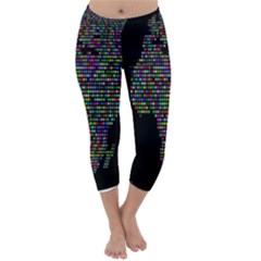 World Earth Planet Globe Map Capri Winter Leggings  by Amaryn4rt