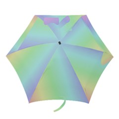 Multi Color Pastel Background Mini Folding Umbrellas by Simbadda