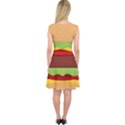 Vector Burger Time Background Capsleeve Midi Dress View2