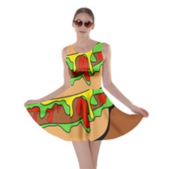 Burger Double Skater Dress by Simbadda