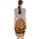 Cheeseburger On Sesame Seed Bun Midi Beach Skirt View2