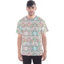 Gray Abstract Geometric Aztec Colorful Pattern Men s Sport Mesh Tee View1