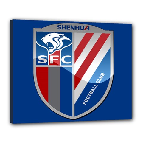 Shanghai Greenland Shenhua F C  Canvas 20  X 16  by Valentinaart