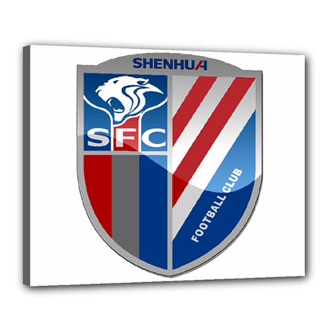 Shanghai Greenland Shenhua F C  Canvas 20  X 16  by Valentinaart