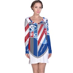 Shanghai Greenland Shenhua F C  Long Sleeve Nightdress by Valentinaart