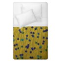 Abstract Gold Background With Blue Stars Duvet Cover (Single Size) View1