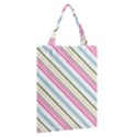 Diagonal Stripes Color Rainbow Pink Green Red Blue Classic Tote Bag View2