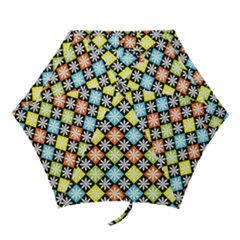 Diamond Argyle Pattern Colorful Diamonds On Argyle Style Mini Folding Umbrellas by Simbadda