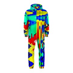 Bright Colours Abstract Hooded Jumpsuit (kids) by Simbadda