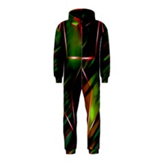 Colorful Background Star Hooded Jumpsuit (kids) by Simbadda