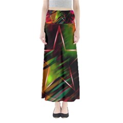 Colorful Background Star Maxi Skirts by Simbadda