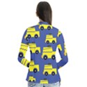 A Fun Cartoon Taxi Cab Tiling Pattern Cardigans View2