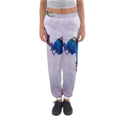 Wonderful Blue Parrot In A Fantasy World Women s Jogger Sweatpants by FantasyWorld7