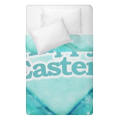 Happy Easter Theme Graphic Duvet Cover Double Side (single Size) by dflcprints