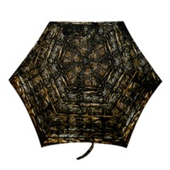 Wood Texture Dark Background Pattern Mini Folding Umbrellas by Nexatart