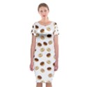 Donuts pattern Classic Short Sleeve Midi Dress View1