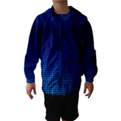 Blue Dot Hooded Wind Breaker (kids) by PhotoNOLA