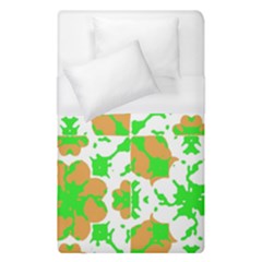 Graphic Floral Seamless Pattern Mosaic Duvet Cover (single Size) by dflcprints