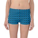 Lion vs Gazelle Damask in Teal Reversible Bikini Bottoms View3