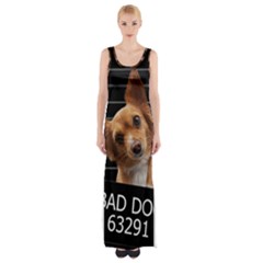 Bad Dog Maxi Thigh Split Dress by Valentinaart