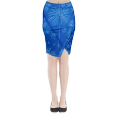 Floating Midi Wrap Pencil Skirt by dawnsiegler