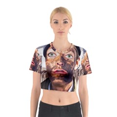 Shitfaced Cotton Crop Top by RakeClag