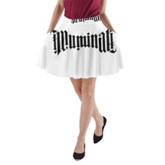 Illuminati A-line Pocket Skirt by Valentinaart