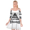 Illuminati Cutout Spaghetti Strap Chiffon Dress View1