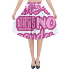 Love Knows No Gender Flared Midi Skirt by Valentinaart