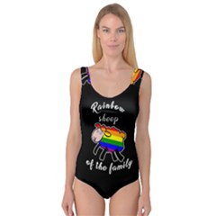 Rainbow Sheep Princess Tank Leotard  by Valentinaart