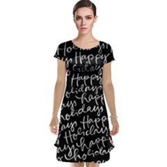 Happy Holidays Cap Sleeve Nightdress by Mariart