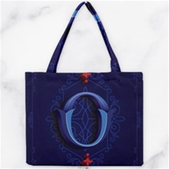 Marquis Love Dope Lettering Blue Red Alphabet O Mini Tote Bag by Mariart