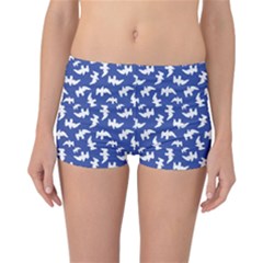 Birds Silhouette Pattern Reversible Bikini Bottoms by dflcprintsclothing