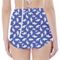 Birds Silhouette Pattern High-Waisted Bikini Bottoms View2