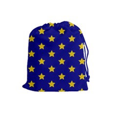 Star Pattern Drawstring Pouches (large)  by Nexatart