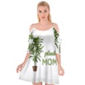 Plant mom Cutout Spaghetti Strap Chiffon Dress View1