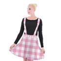 Plaid pattern Suspender Skater Skirt View1