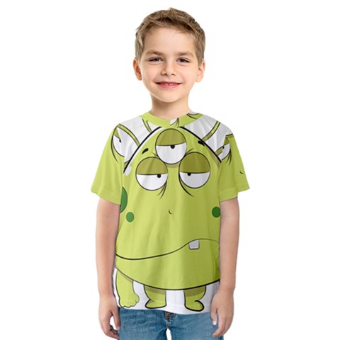 The Most Ugly Alien Ever Kids  Sport Mesh Tee by Catifornia