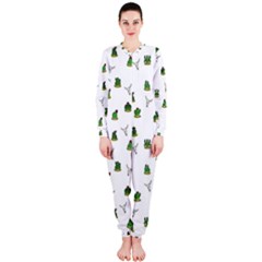 Cactus Pattern Onepiece Jumpsuit (ladies)  by Valentinaart