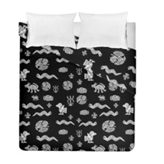 Aztecs Pattern Duvet Cover Double Side (full/ Double Size) by ValentinaDesign