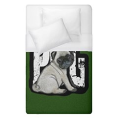 Pug Duvet Cover (single Size) by Valentinaart