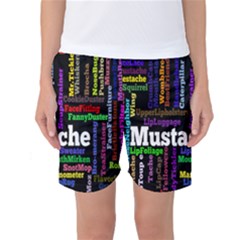 Mustache Women s Basketball Shorts by Mariart