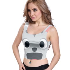 Cat Smile Crop Top by BestEmojis