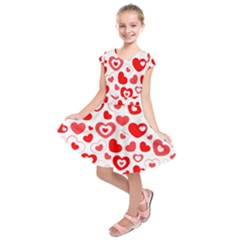 Cards Ornament Design Element Gala Kids  Short Sleeve Dress by Nexatart