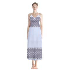 Blue Modern Chiffon Maxi Dress by Nexatart