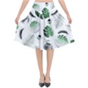 Tropical pattern Flared Midi Skirt View1