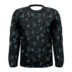 Floral Pattern Men s Long Sleeve Tee by ValentinaDesign