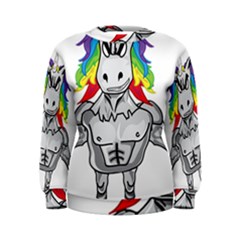 Angry Unicorn Women s Sweatshirt by KAllan