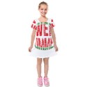 Watermelon - sweet summer Kids  Short Sleeve Velvet Dress View1